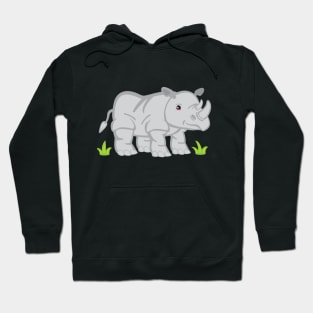 Kawaii Rhino Kid Design Hoodie